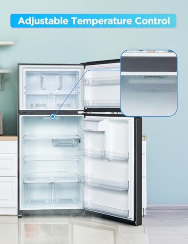 Commercial Cool 11.1 Cu. Ft. Convertible Freezer Refrigerator, Upright Fridge with Glass Shelves, Reversible Door, ENERGY STAR rated, Auto Defrost