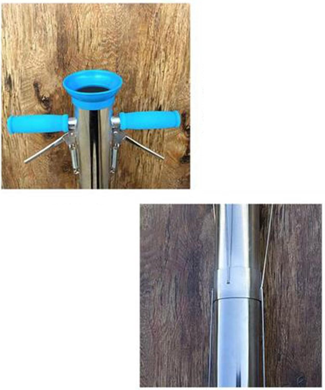 Bulb Planter Set， Garden Long Handled Bulb Planter Tools and Vegetable Seedling Tool Manual Plant Transplanter Multi-Functional with Pedal