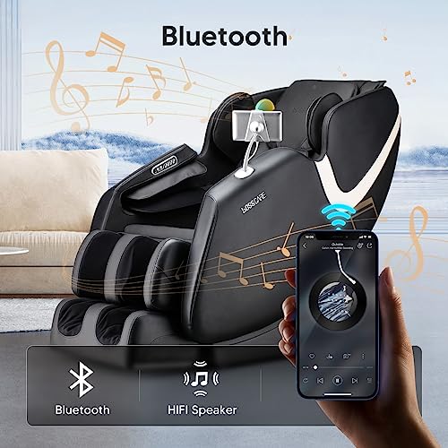 Full Body Airbag Massage Chair: 2025 Shiatsu Zero Gravity Massager Chairs - AI APP Control Back Heating