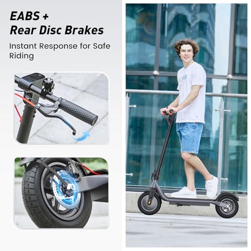 Electric Scooter, 500W/350W Powerful Motor, 22/18 MPH Top Speed, 23/21 Miles Long Range, 10"/8.5" Pneumatic Tires, Smart App