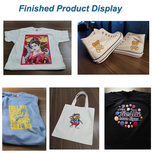 DTF Printer Machine - with XP600 Printhead, Faster Speed Higher Resolution 5760 * 1440dpi, T Shirt Printer DTF Transfer Machine with Roll Feeder