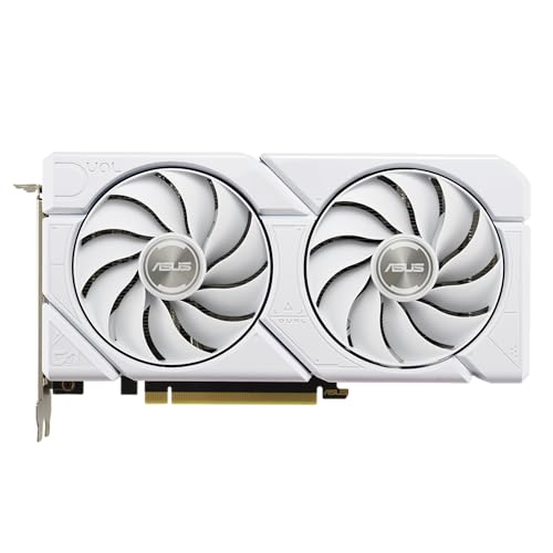ASUS Dual GeForce RTX™ 4070 EVO White OC Edition (PCIe 4.0, 12GB GDDR6X, DLSS 3, HDMI 2.1a, DisplayPort 1.4a, 2.5-Slot Design, Axial-tech Fan Design)