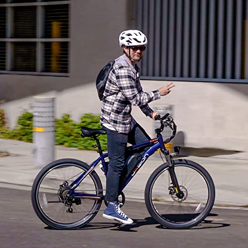 Jasion EB5 Electric Bike for Adults with Peak 500W Brushless Motor, 40Miles 20MPH Commuting Electric Mountain Bike with 360Wh Removable Battery