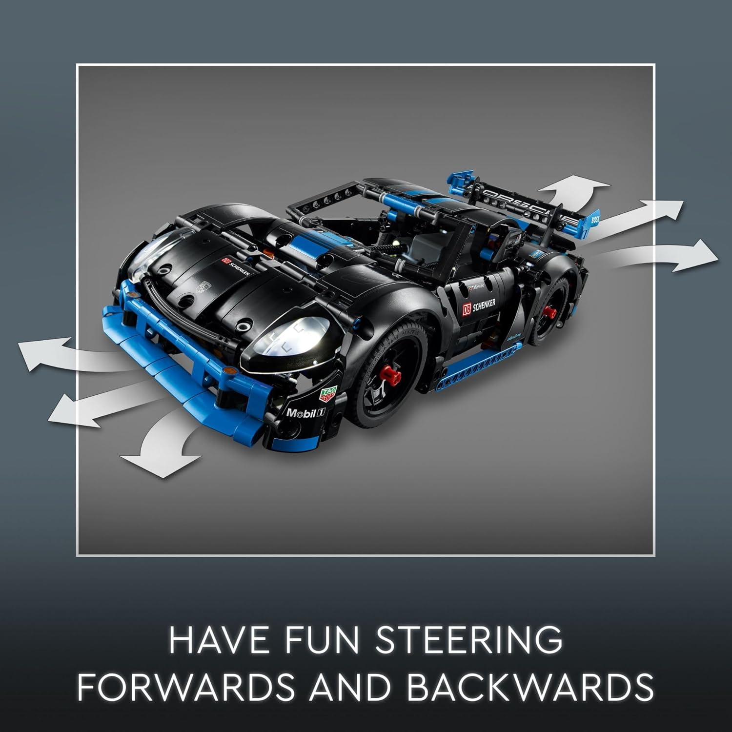 LEGO Technic Porsche GT4 e-Performance Race Car Toy, Remote Control Car with Authentic Details