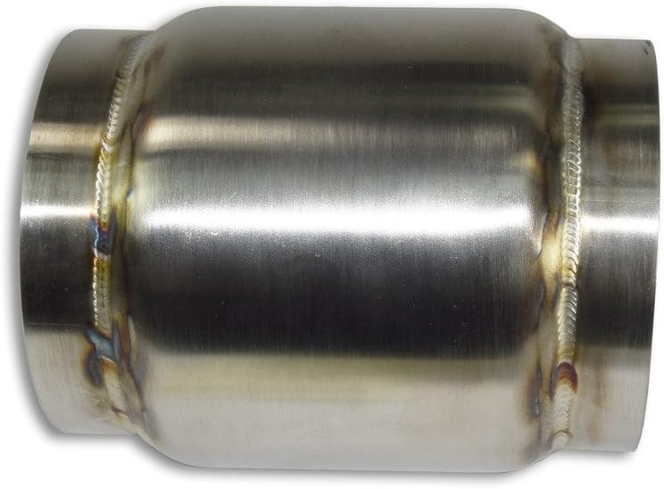 Stainless Headers Mfg.  4" X 4" Stainless Bullet Race Muffler - American Made