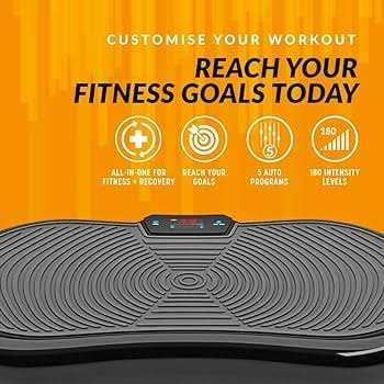 Bluefin Fitness Ultra Slim Power Vibration Plate Innovational Vibro Shaper - Sports Supplies Online Store