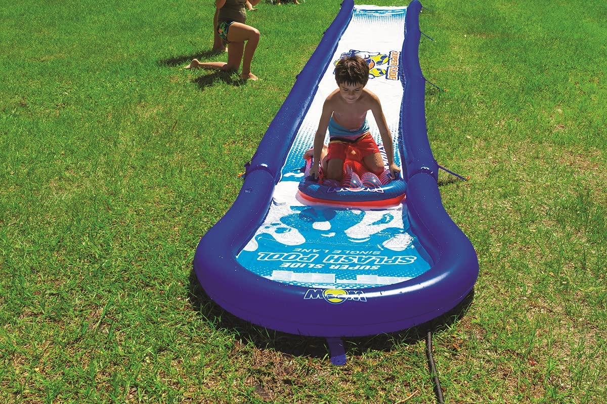 WOW Single Lane Slide with Attached Pool, 25′
