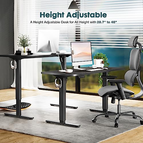 Standing Desk, Adjustable Height Electric Sit Stand Up Down Computer Table