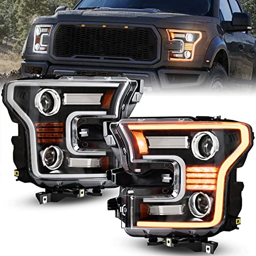 KEWISAUTO Full LED Headlights for F150 2015 2016 2017