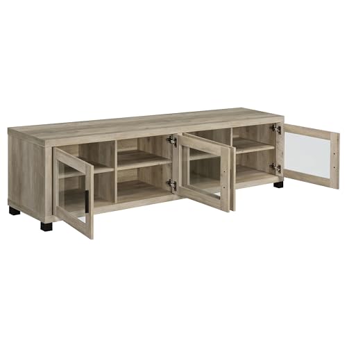 Coaster Sachin 3-Piece Entertainment Center, Antique Pine