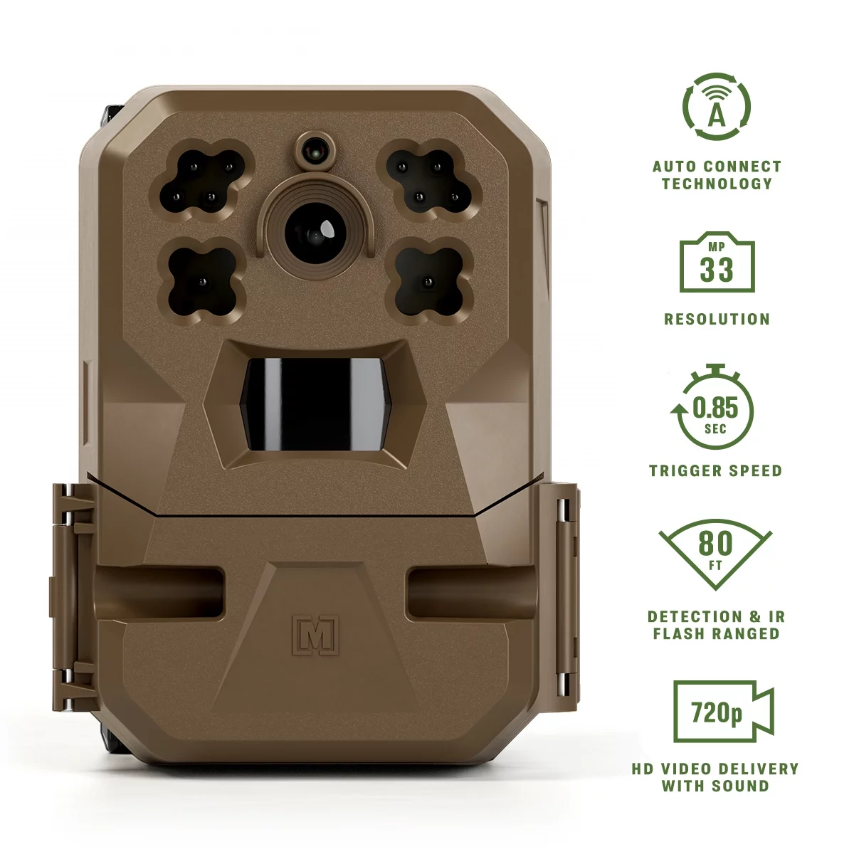 Moultrie Mobile EDGE Nationwide Cellular Trail Camera with Built-in Memory and 33MP Images (2-Pack)