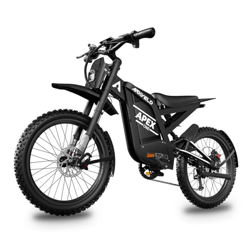 Electric-Dirt-Bike for Adults with Peak-3000W Brushless Motor and 48V 30AH Battery Max 40MPH and 80Miles