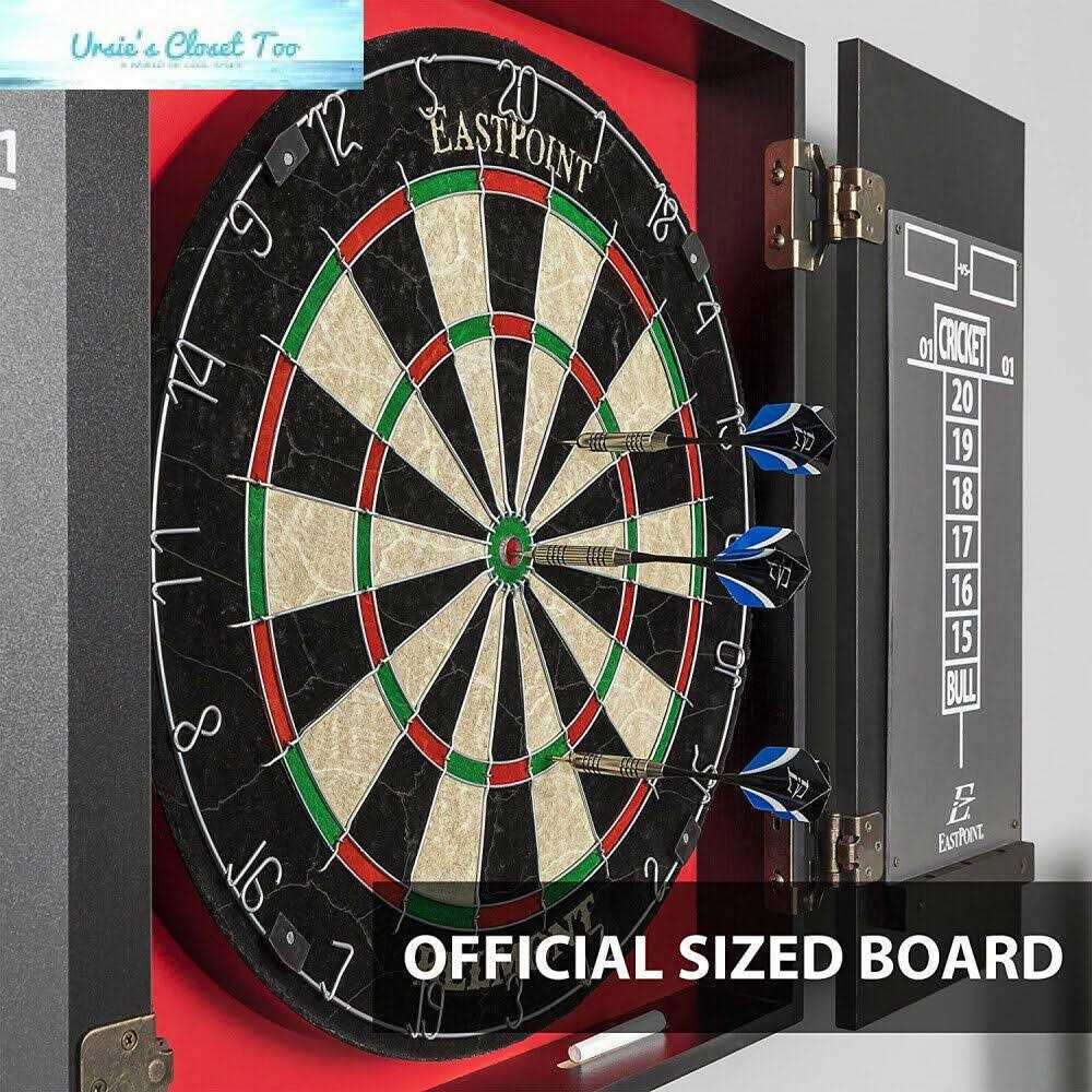 Eastpoint Sports Belmont Official Size Premium Bristle Dartboard and Cabinet Set - Sports Supplies Online Store