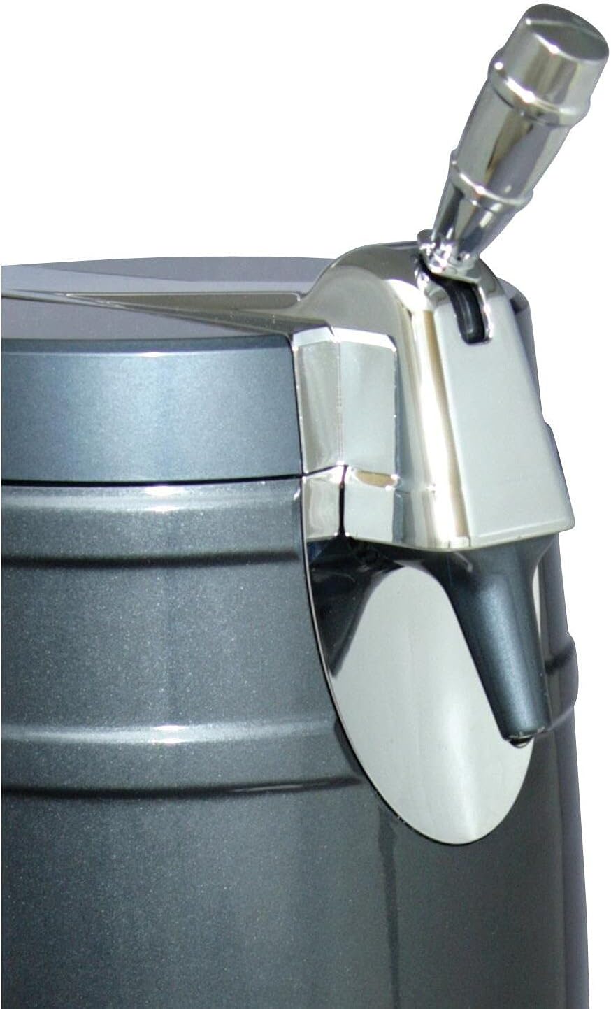 Koolatron 5L Mini Beer Keg Cooler with Dual Taps for Gravity or Pressurized Top Dispensing Kegs, Includes 12V DC and 110V AC