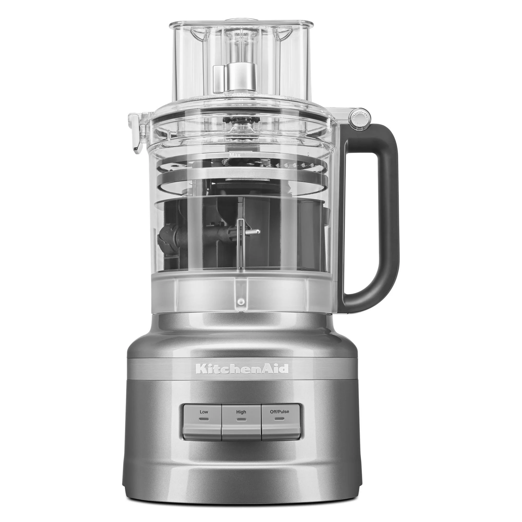 KitchenAid 13-Cup Food Processor, Contour Silver, KFP1318