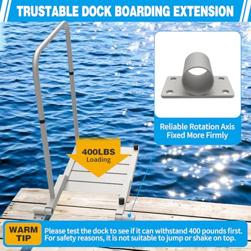 Boat Boarding Platform and Dock Extension to Step Up & Down (Fixed), Boat Boarding Platform Dock Step for Boat Lifts