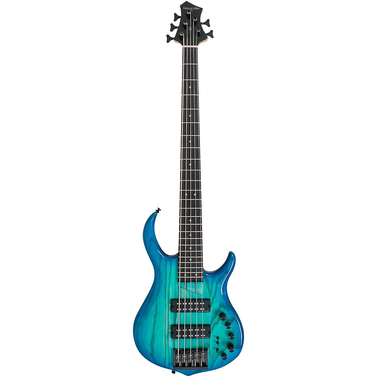 Sire Marcus Miller M5 Swamp Ash 5-String Bass Transparent Blue