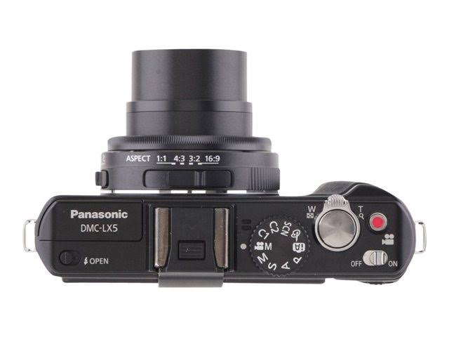 Panasonic Lumix DMC-LX5K 10.1 MP Compact Digital Camera - 720p - Black