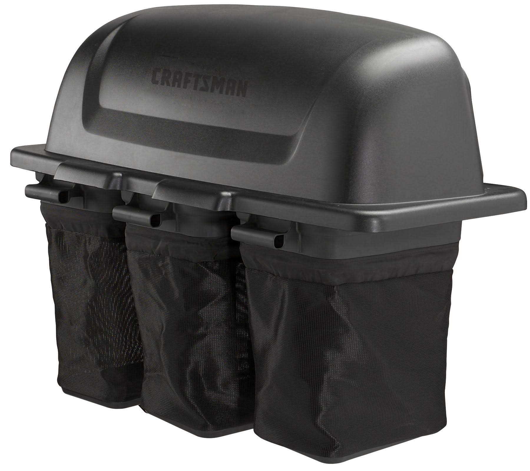 Craftsman 9-Bushel 3-Bin Soft Bagger for Deck Lawn Tractor