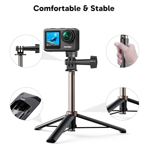 AKASO Brave 7 LE 4K30fps Action Camera with 256GB MicroSDXC U3 Memory Card Accessories Kit Bundle Ultra HD 131FT Waterproof Camera EIS 2.0 WiFi
