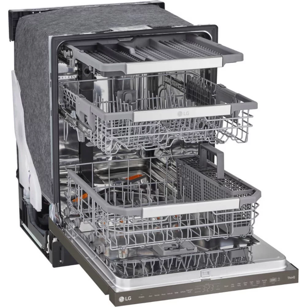 Lg Ldps6762 24" Wide 15 Place Setting Energy Star Rated Built-In Dishwasher - Stainless