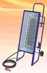 L.B. White Sunblast 35 Propane Radiant Heater — 35,000 BTUH Natural Gas Infrared Panel Heater — LP/ NG Portable Heater for Garage, Shop & Construction