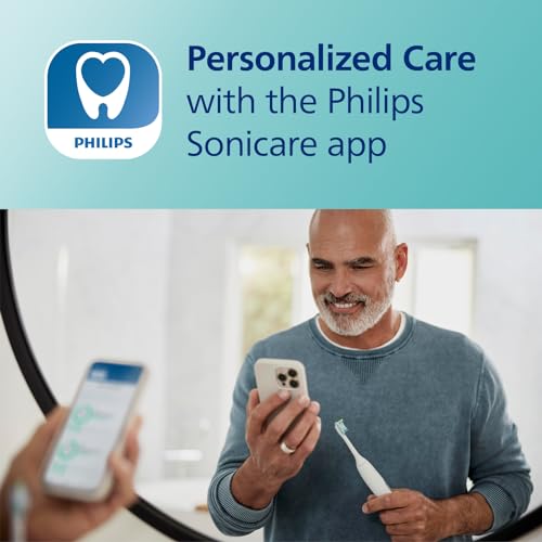 Philips Sonicare DiamondClean Smart 9300 Electric Toothbrush, Sonic Toothbrush with App, Pressure Sensor, Brush Head Detection