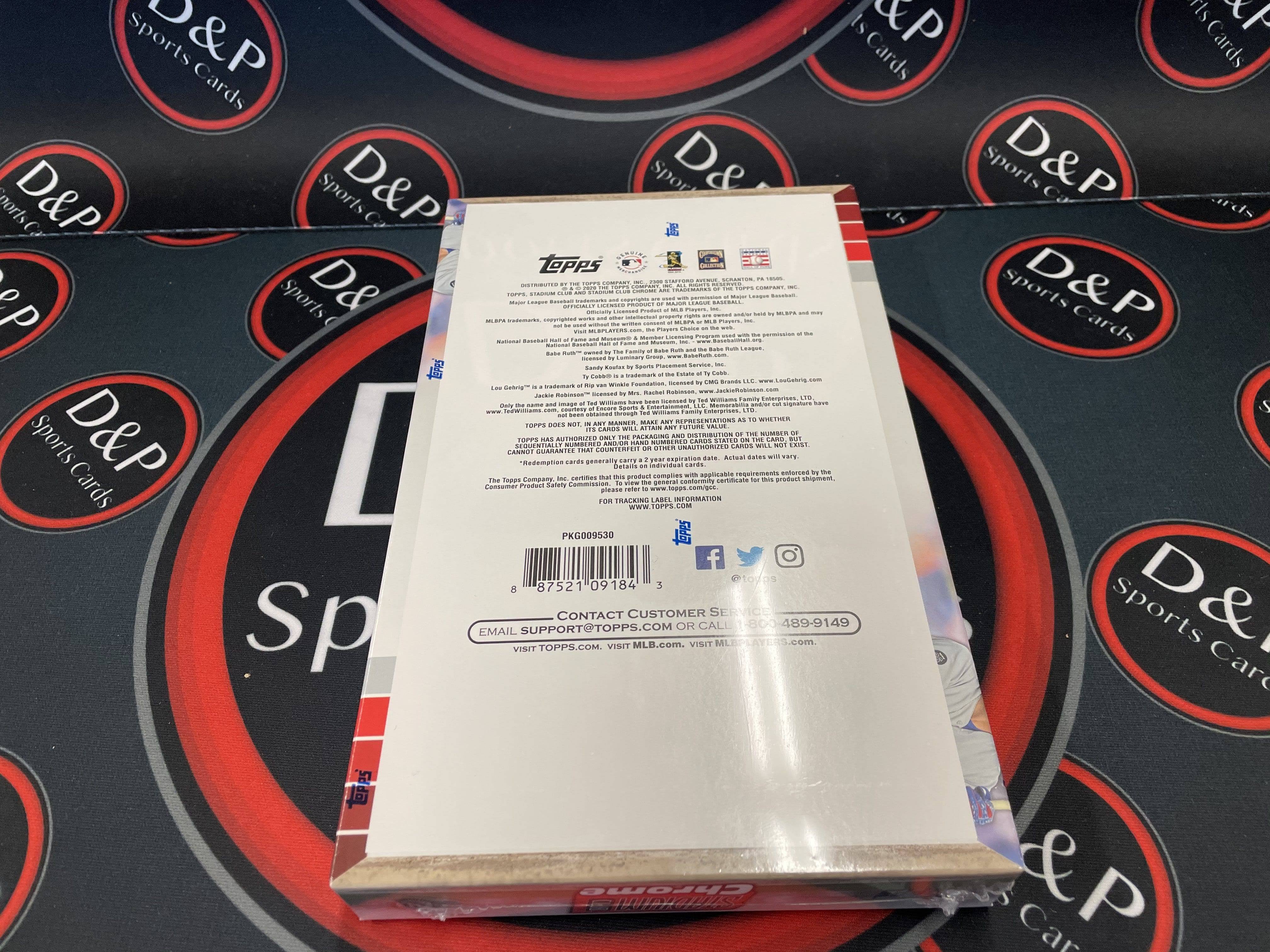 2020 Topps Stadium Club Chrome Baseball Hobby Box