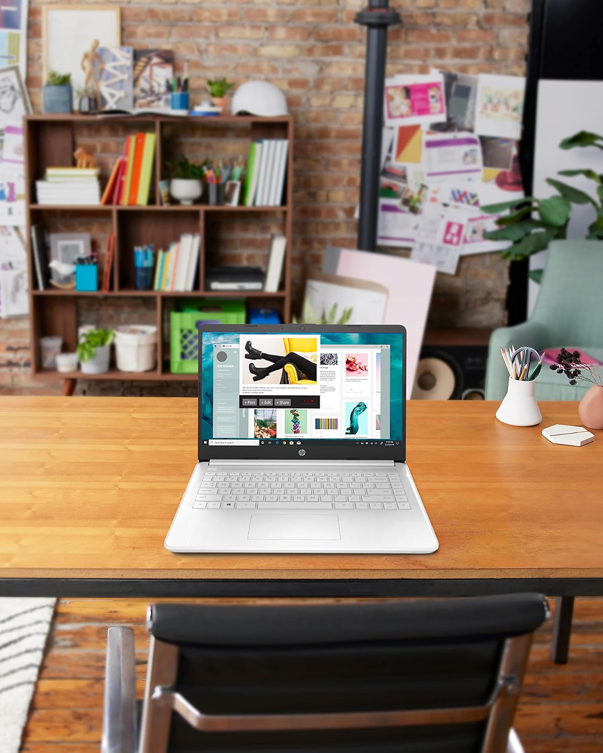 HP 14 Laptop, Intel Celeron N4020, 4 GB RAM, 64 GB Storage, 14-inch Micro-edge HD Display, Windows 10 Home, Thin & Portable, 4K Graphics