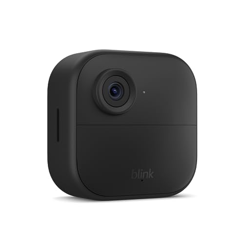 Blink Outdoor 4 (newest model), Wire-free smart security camera, two-year battery life, two-way audio, HD live view, enhanced motion detection
