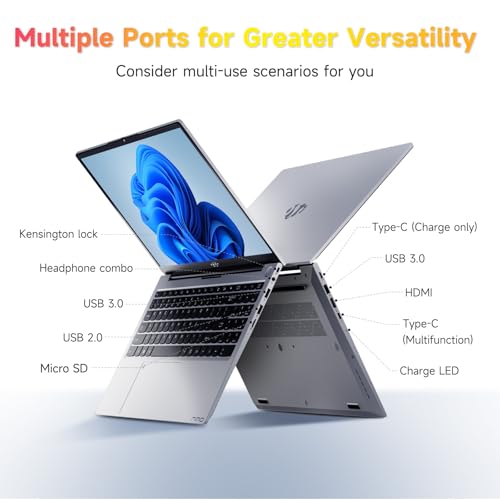 NIMO 15.6" IPS FHD-Business-Laptop, Intel 6 Core i3-1215U 8GB RAM 256GB SSD (Beat i5-1135G7