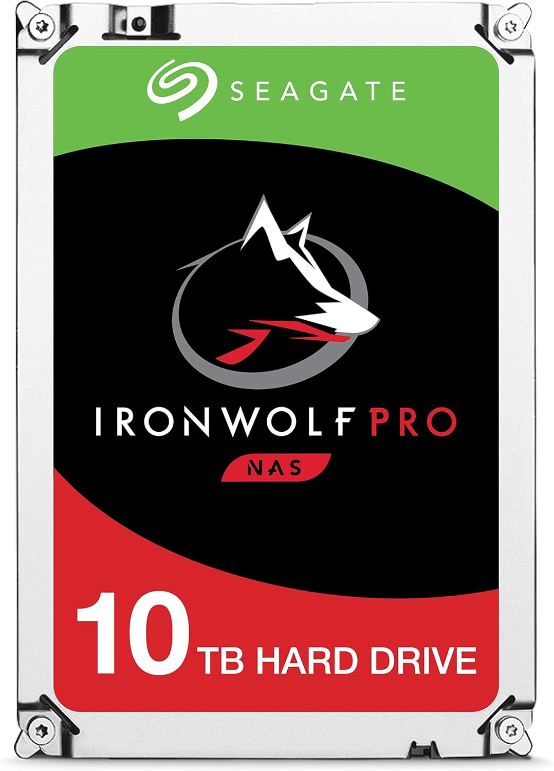 Seagate IronWolf Pro 10Tb NAS Internal Hard Drive HDD – 3.5 Inch Sata 6GB/S 7200 RPM 256MB Cache for Raid Network Attached Storage