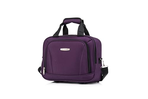 Rockland Melbourne Hardside Expandable Luggage with Spinner Wheels, 2TONENAVY, 2 Piece (20/28)