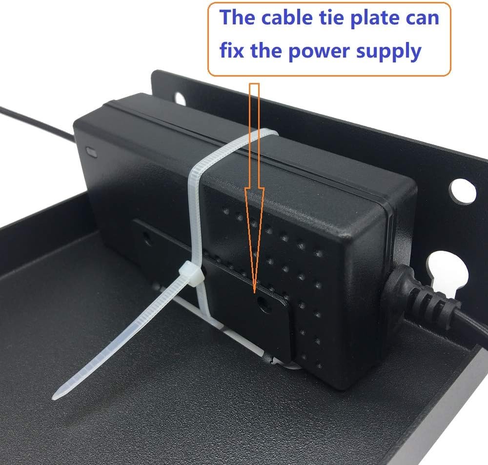 Jingchengmei Small Universal PTZ Camera Wall Mount Bracket Compatible with PTZOptics (CameraMount, Black)