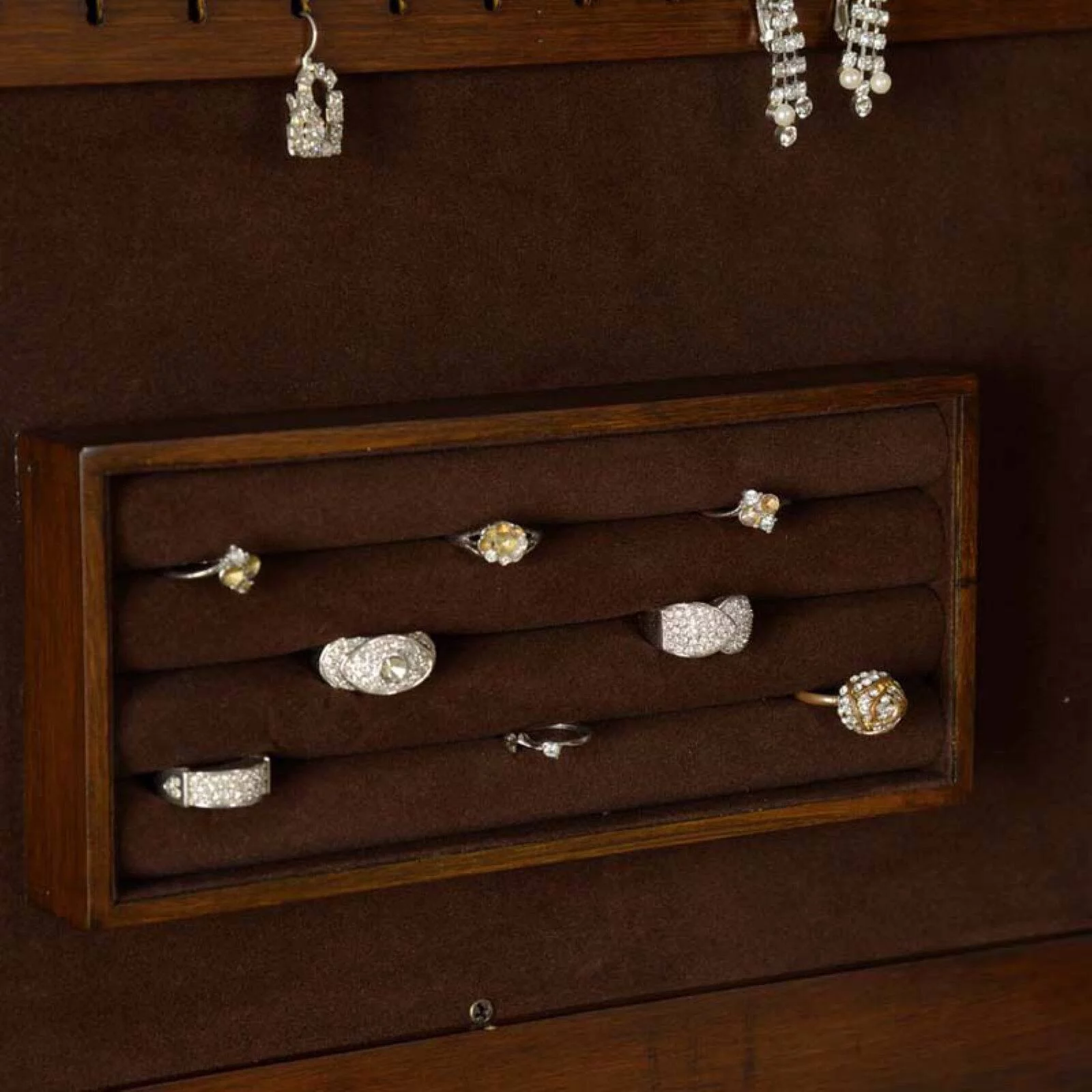 Wildon Home Morris Wall Mounted Jewelry Armoire