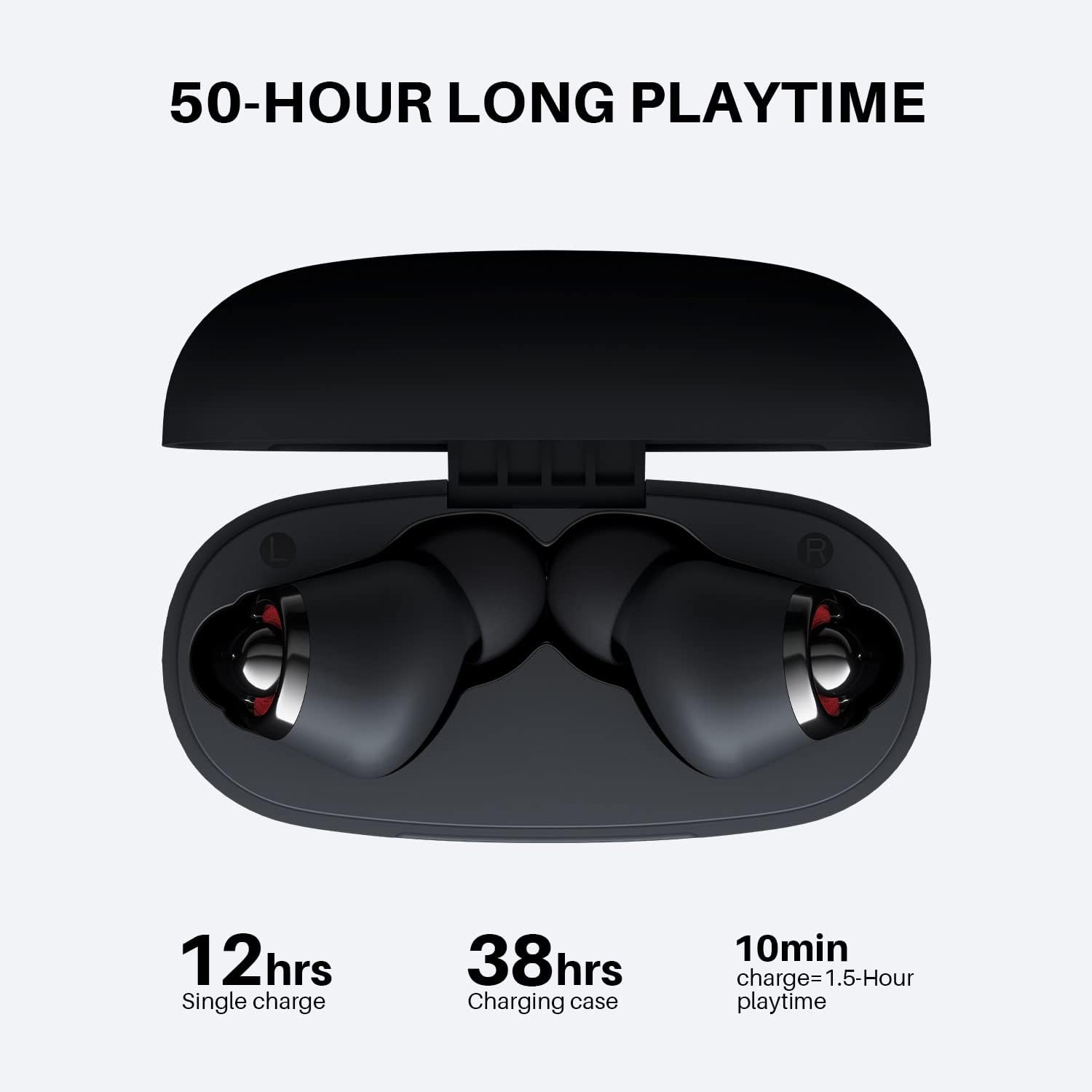 [Upgraded Version] Wireless Earbuds, Tribit Qualcomm QCC3040 Bluetooth 5.2