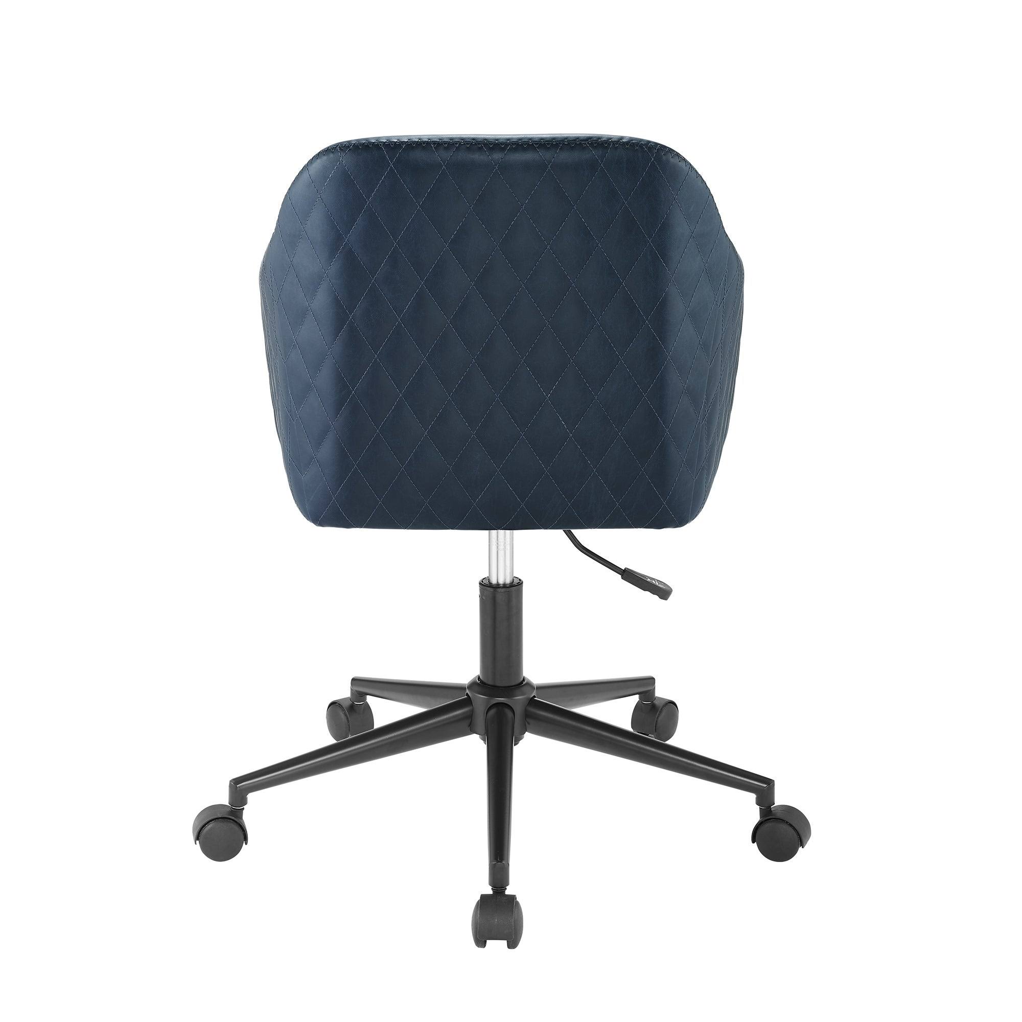 Carson Carrington Quilted Upholstered Swivel Office Chair - Green