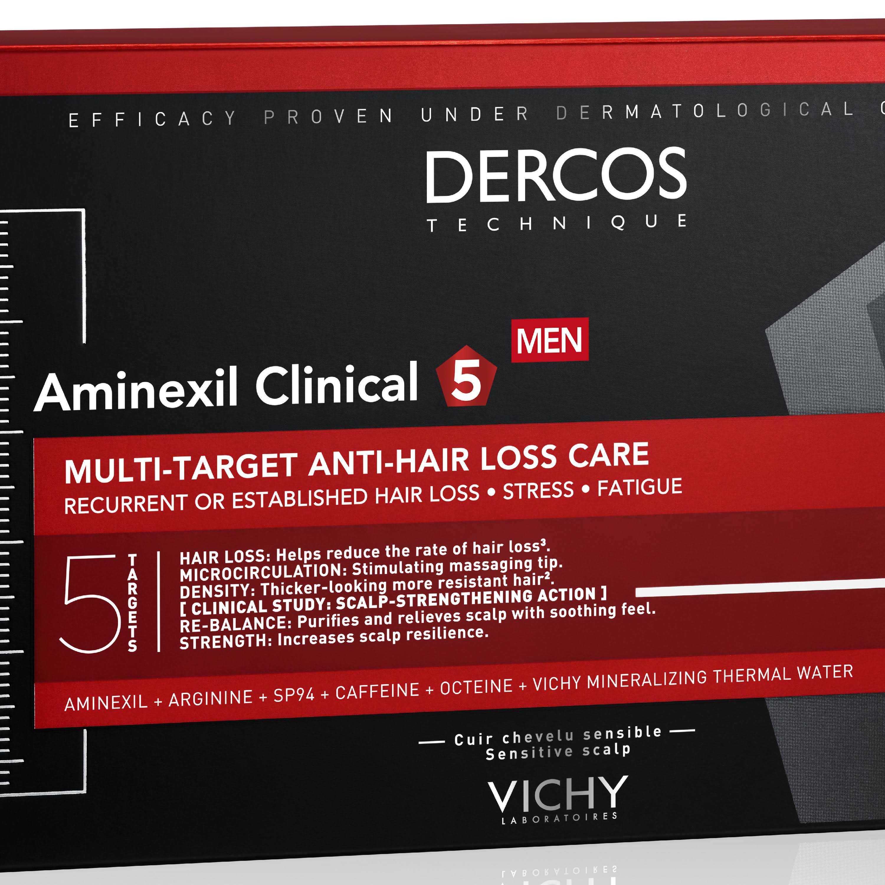 Vichy Dercos Aminexil Clinical 5 Men 21 Monodoses