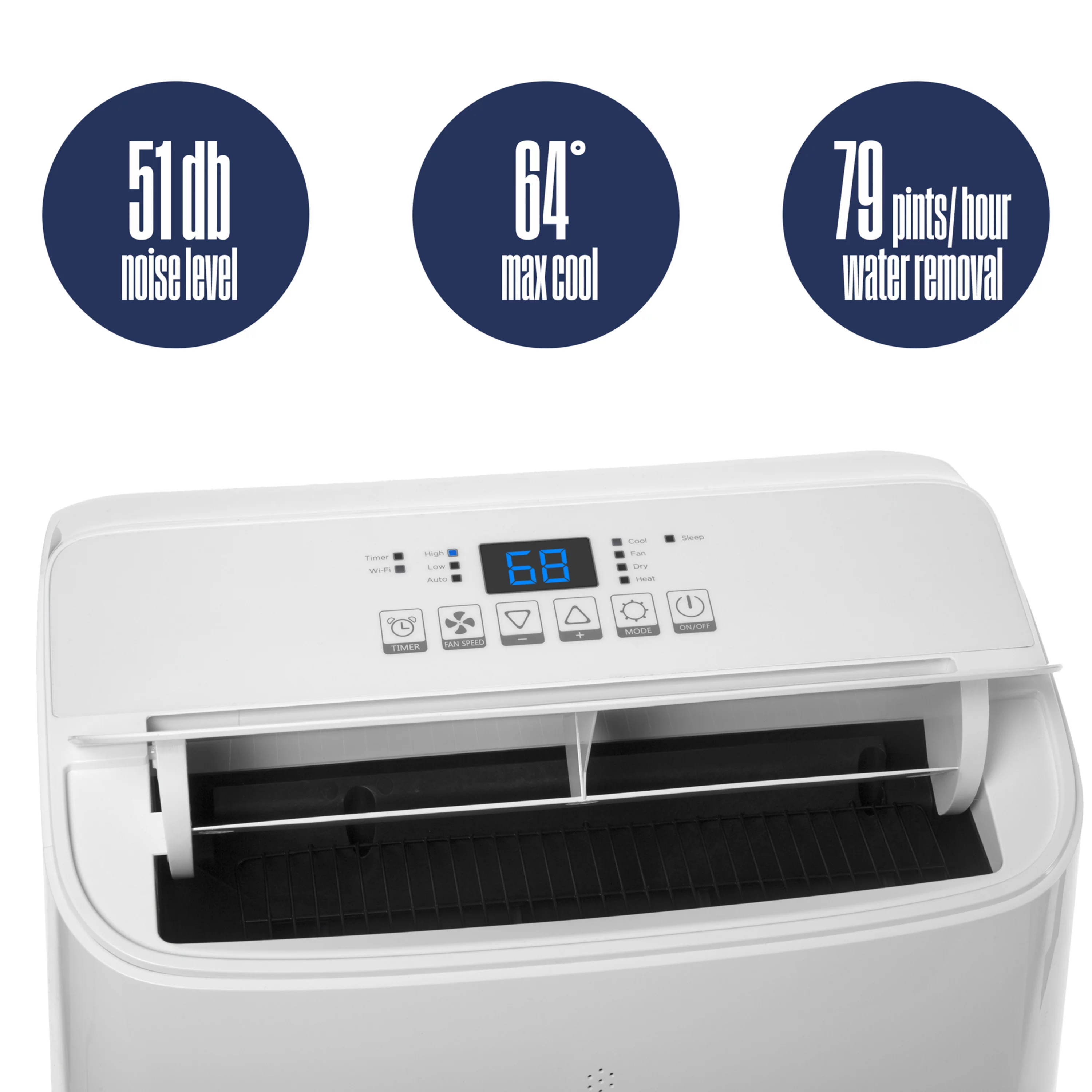 Westinghouse 14,000 BTU Portable Air Conditioner with Heat & Dehumidifier, Remote and Smart App
