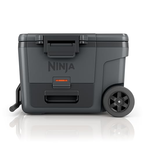 Ninja FrostVault 45qt Wheeled Cooler with Dry Zone, Integrated Fridge-Temp Dry Storage Drawer, Premium Heavy-Duty Insulated Cooler