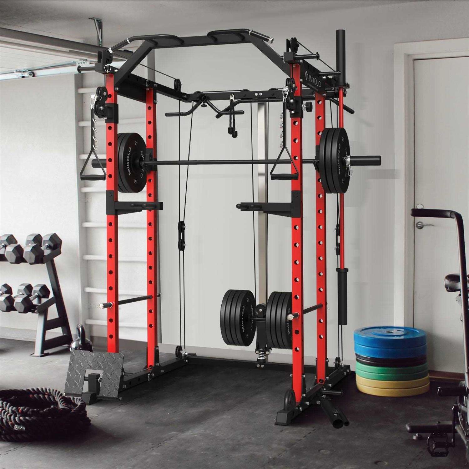 MIKOLO K6 Power Rack Red Multifunctional machine - Sports Supplies Online Store