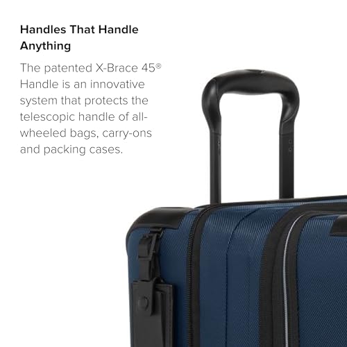 TUMI - Aerotour 4 Wheel Expandable Luggage - Men's and Women's Business and Leisure Travel Suitcase - 21.75" International Expandable Carry-On, Black