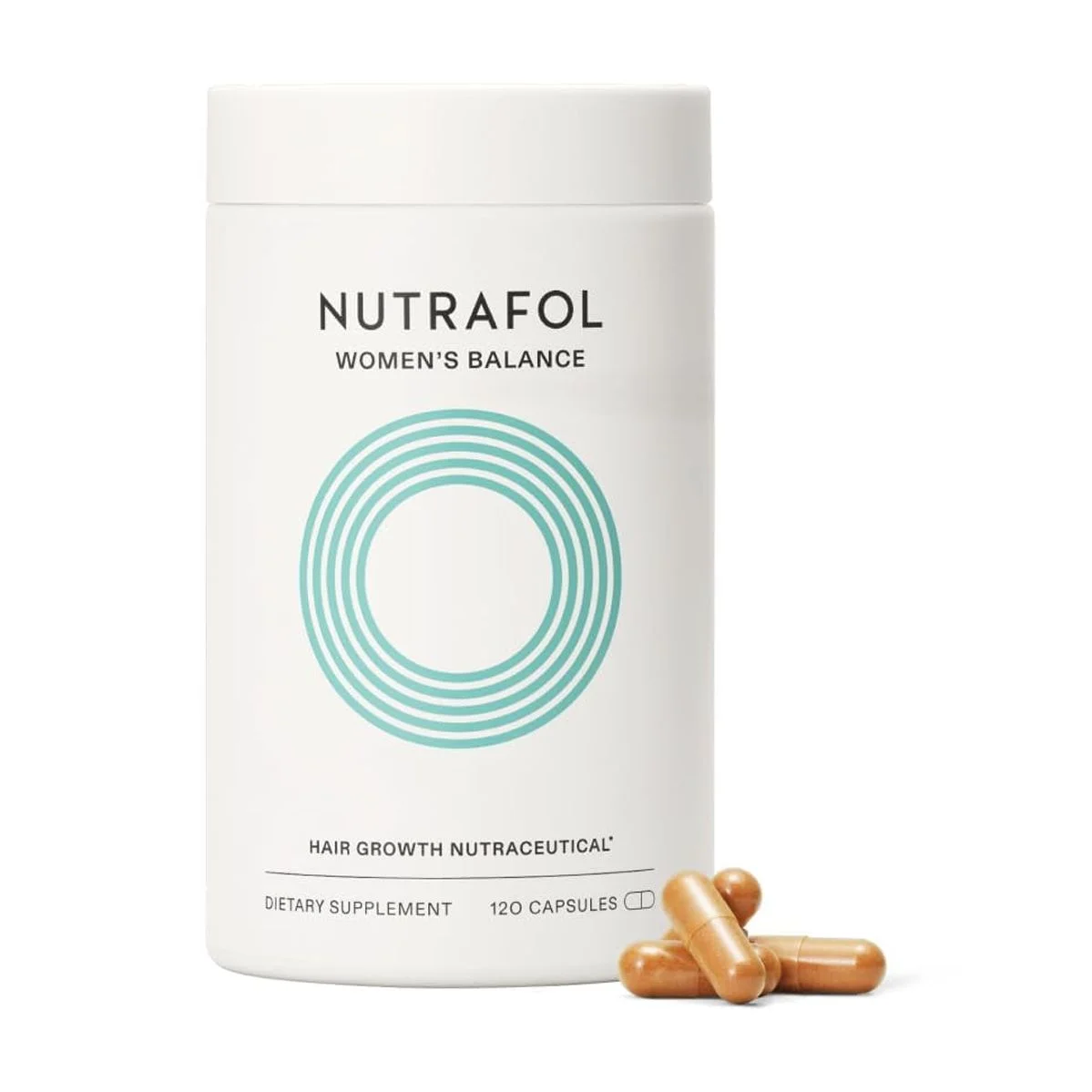 Nutrafol Women's Balance Hair Growth Supplements, Ages 45 and Up, Clinically Proven for Visibly Thicker Hair and Scalp Coverage