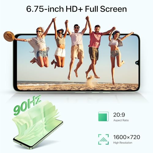 UMIDIGI G9 5G Cell Phone, Android 14 Unlocked Phones, 12(6+6) GB +128GB/1TB TF Expand, 5G Dual SIM, 50MP Camera, 6.75" HD+ 90Hz Display