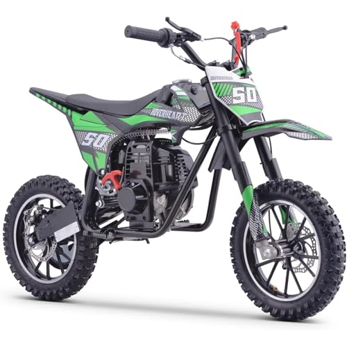 Superrio 49CC 2-Stroke Gas Power Mini Dirt Bike Dirt Off Road Motorcycle (Red)