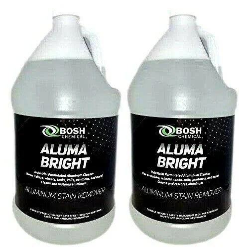 Bosh Chemical Alumabright Aluminum Cleaner u0026 Brightener u0026 Restorer (2 Gallon CASE)