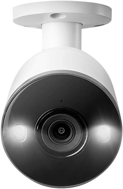 Lorex 4K Ultra HD IP 8-Channel NVR System with 6 Smart Deterrence 4K 8MP IP Cameras, 150FT Night Vision, 3TB Hard Drive, Fusion Capabilities