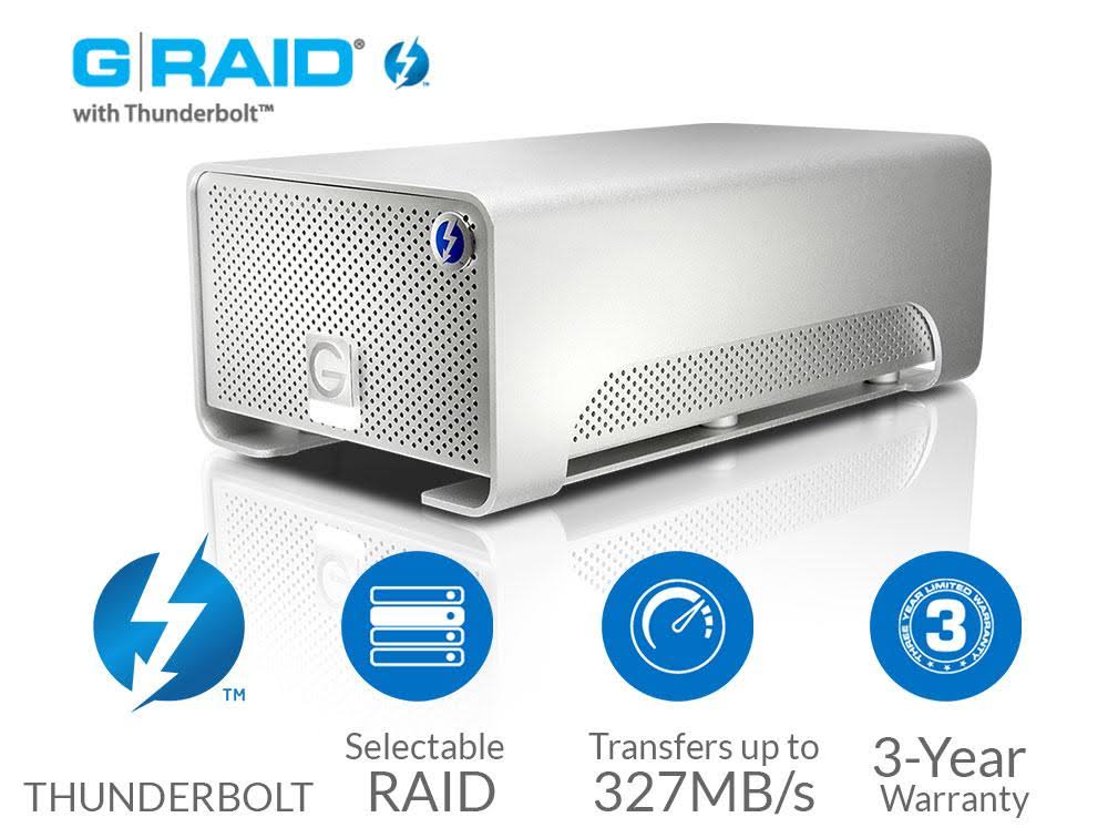 G-Technology G-RAID Thunderbolt Hard Drive - 8TB