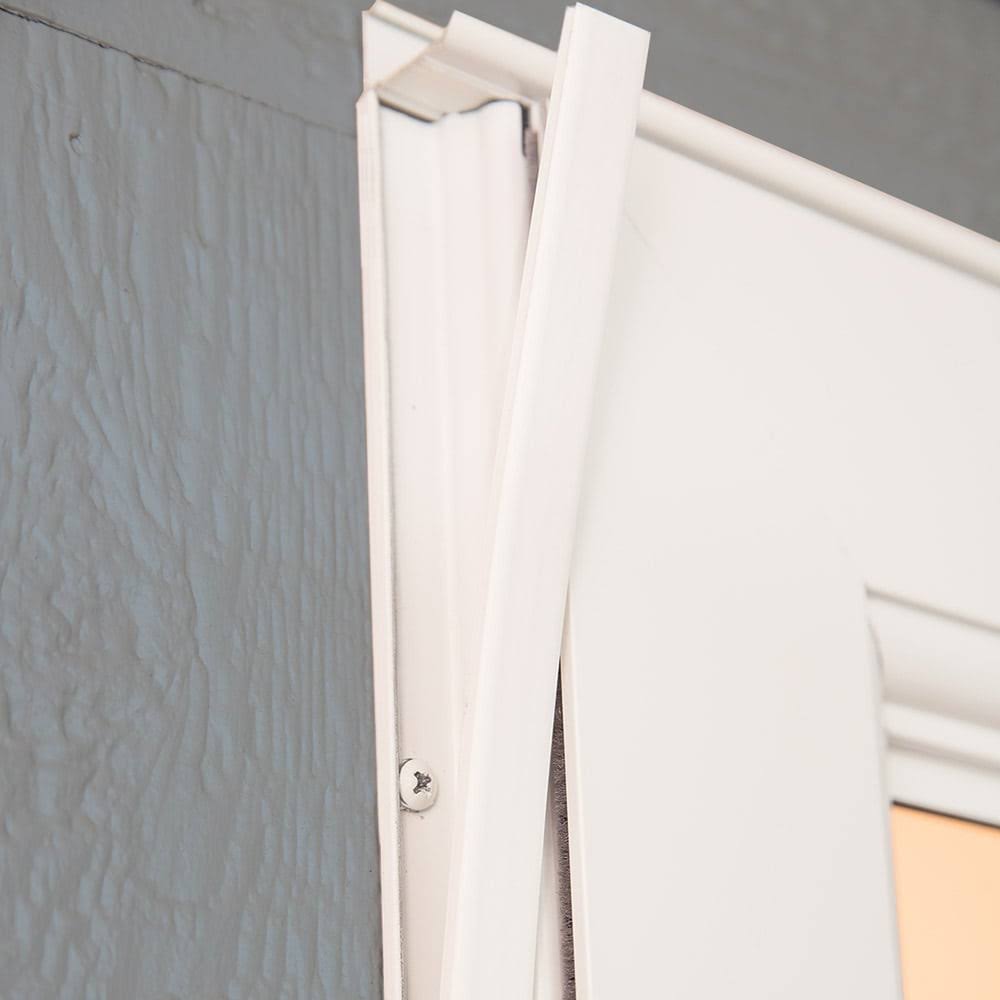 Pella Select Low-E 36-in x 81-in White Full-view Aluminum Storm Door | 6000LE03217