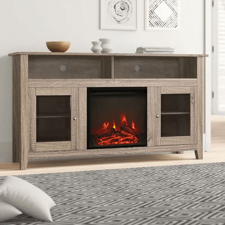 【Furniture】HOTSALES KOHN TV STAND FOR TVS UP TO 65 WITH FIREPLACE INCLUDED[LIMITED TIME PROMOTION]